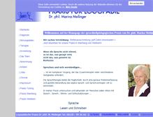 Tablet Screenshot of praxis-meilinger.de